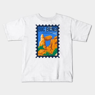 Big Bend National Park Stamp Kids T-Shirt